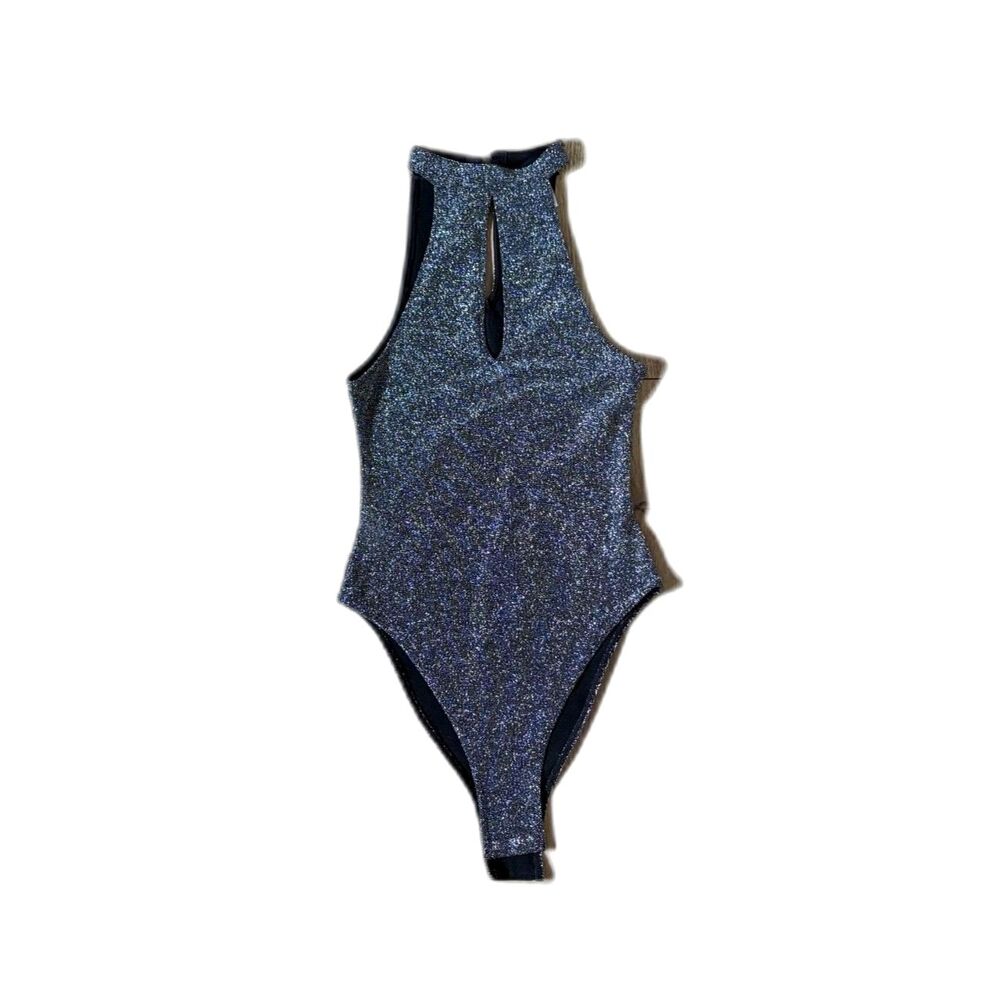 H&M Black Shimmery Bodysuit